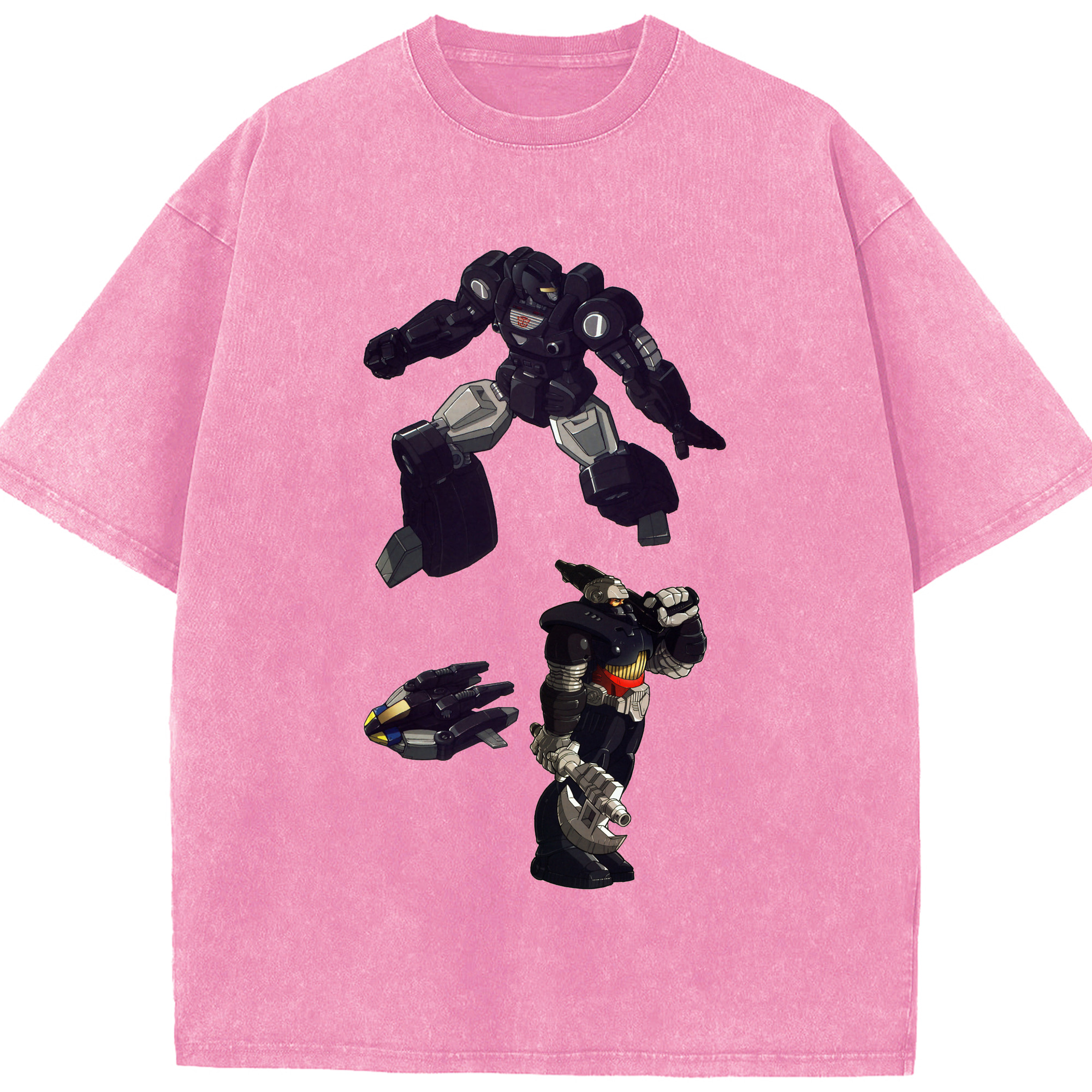 （画像用）  綿100% ヴィンテージ風 半袖Tシャツ（フロントプリント）